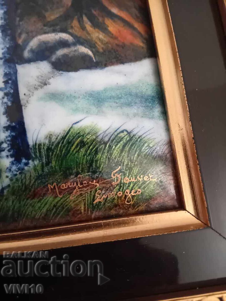 Αντίκα πίνακας Λιμόζ, 36εκ επί 41εκ με τιμή € 80.00 | 156.47 BGN Αντίκα πίνακας Λιμόζ, 36εκ επί 41εκ με τιμή € 80.00 | 156.47 BGN