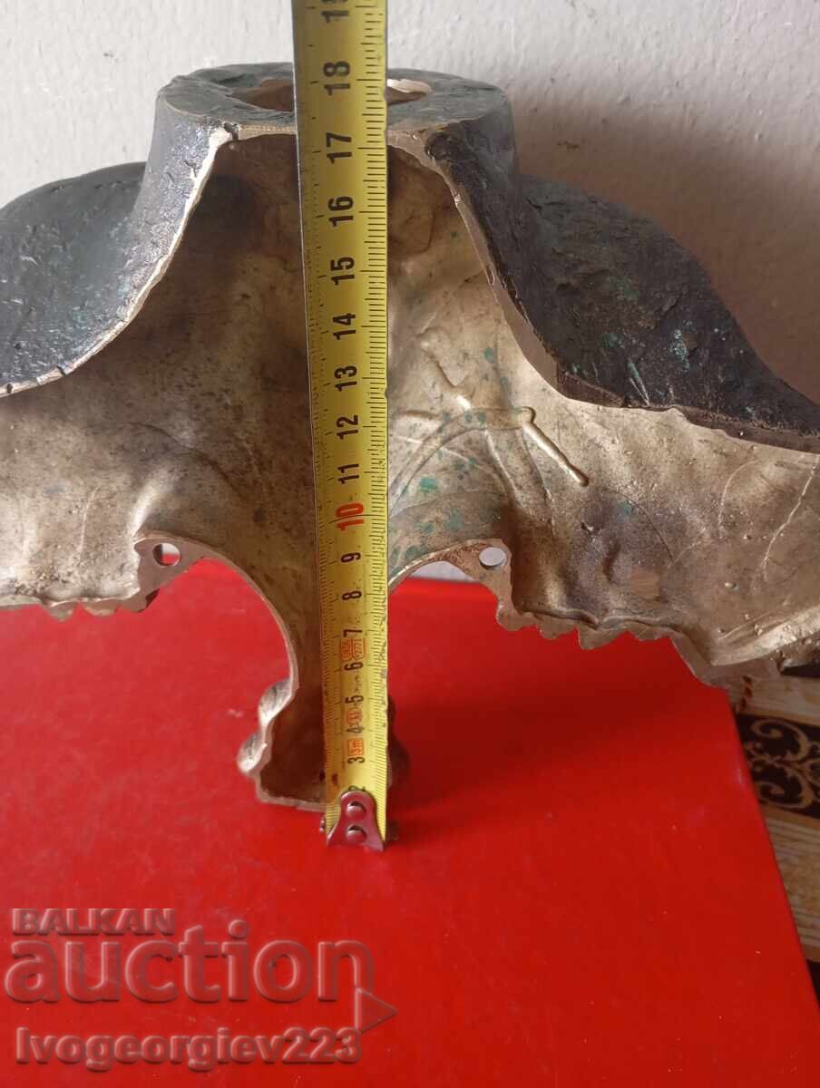 Παλιά μπρούτζινη απλίκα, διακοσμητικό στοιχείο - 6