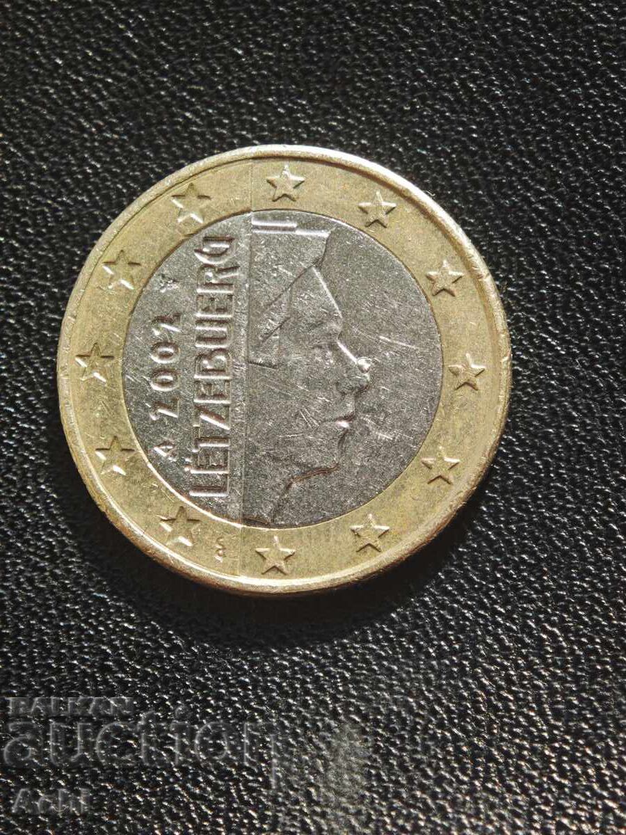 1 евро 2002 Люксенбург