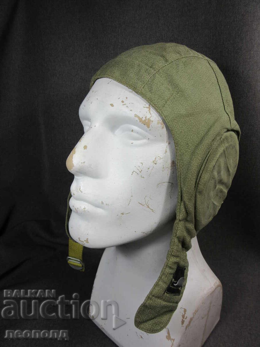 CASCĂ DE PILOT MILITAR VECHE GȘ-6 DIN PÂNZĂ URSS BNA MIG