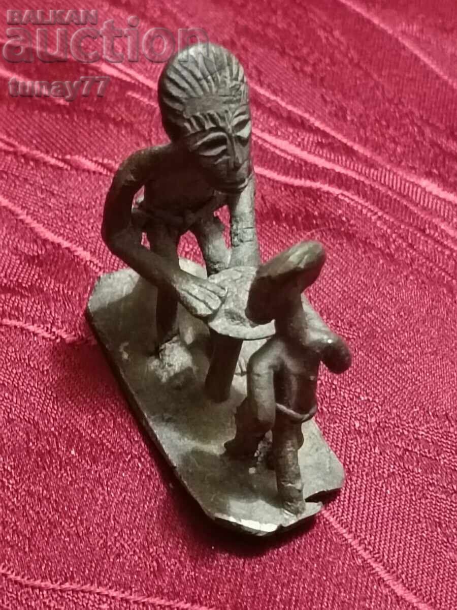 Статуетка пласти  Изкуство на племето Акан Ашанти Африканска - 7