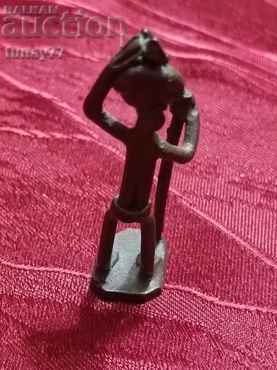 Licitație Statuetă din plastic Artă a tribului Akan Ashanti Africană
