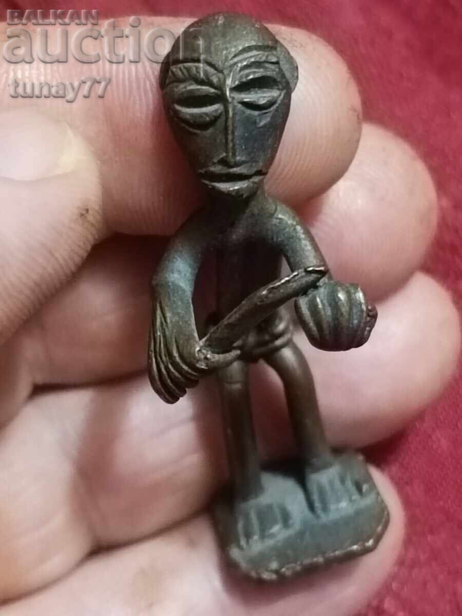 Licitație Statuetă din plastic Artă a tribului Akan Ashanti Africană Licitație Statuetă din plastic Artă a tribului Akan Ashanti Africană