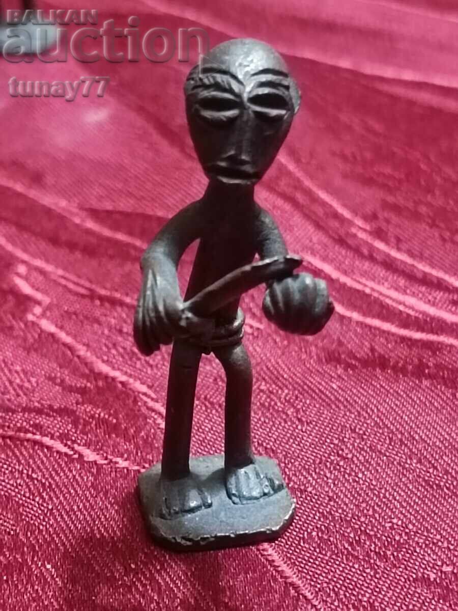 Statuetă din plastic Artă a tribului Akan Ashanti Africană Statuetă din plastic Artă a tribului Akan Ashanti Africană