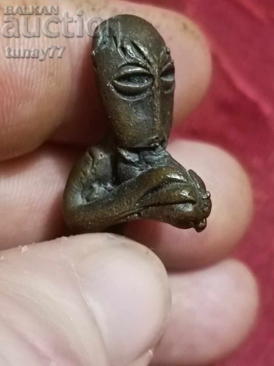 Statuetă din plastic Artă a tribului Akan Ashanti Africană - 7