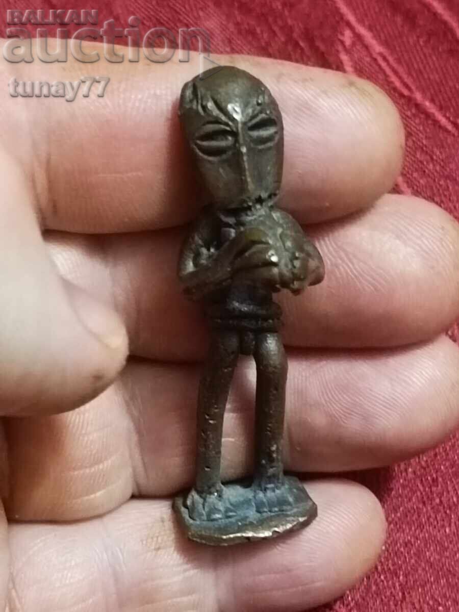 Statuetă din plastic Artă a tribului Akan Ashanti Africană