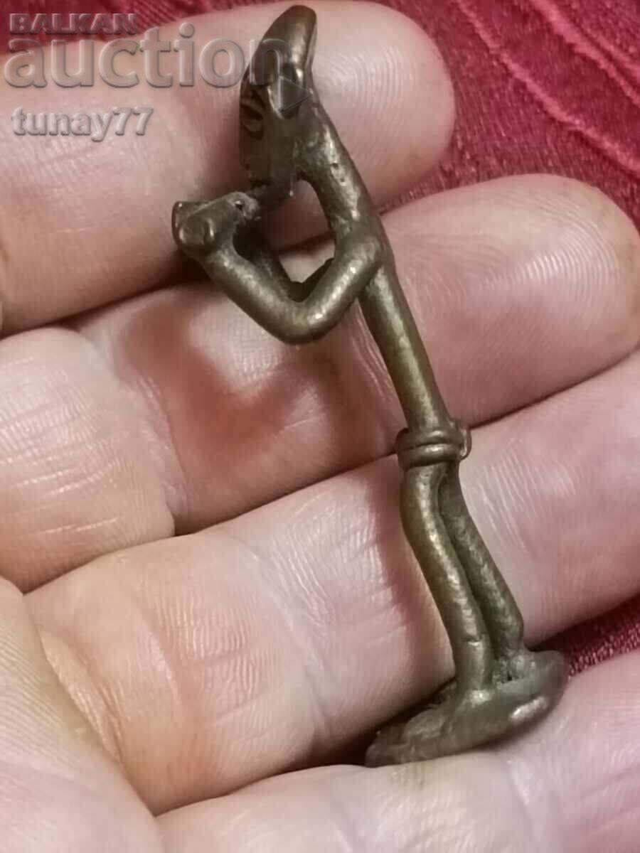 Статуетка пласти  Изкуство на племето Акан Ашанти Африканска - 7