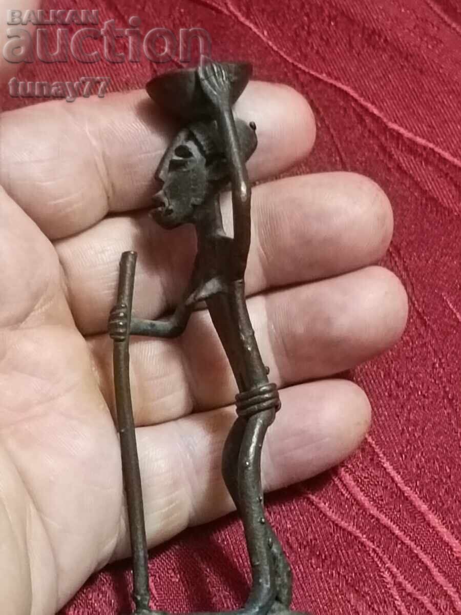 Аукцион Статуетка пласти  Изкуство на племето Акан Ашанти Африканска