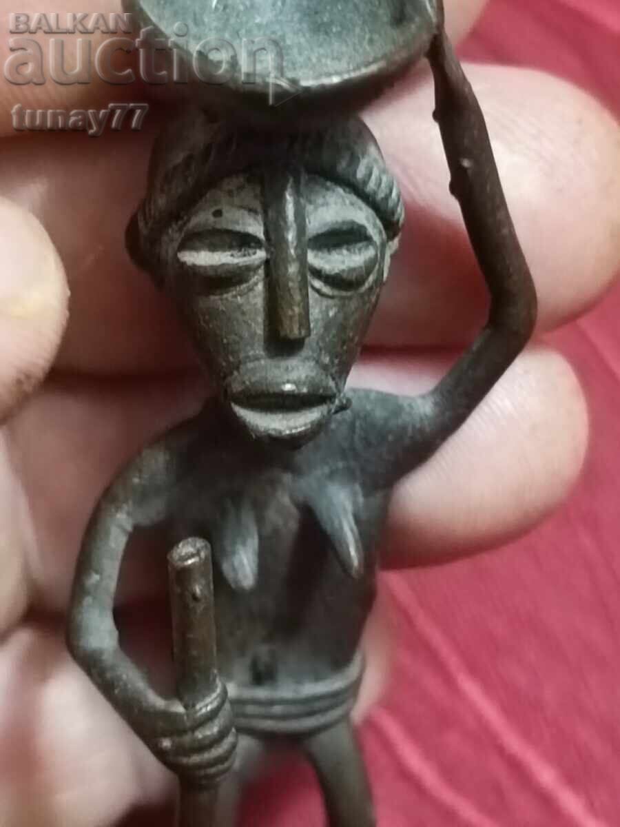 Статуетка пласти  Изкуство на племето Акан Ашанти Африканска - 7