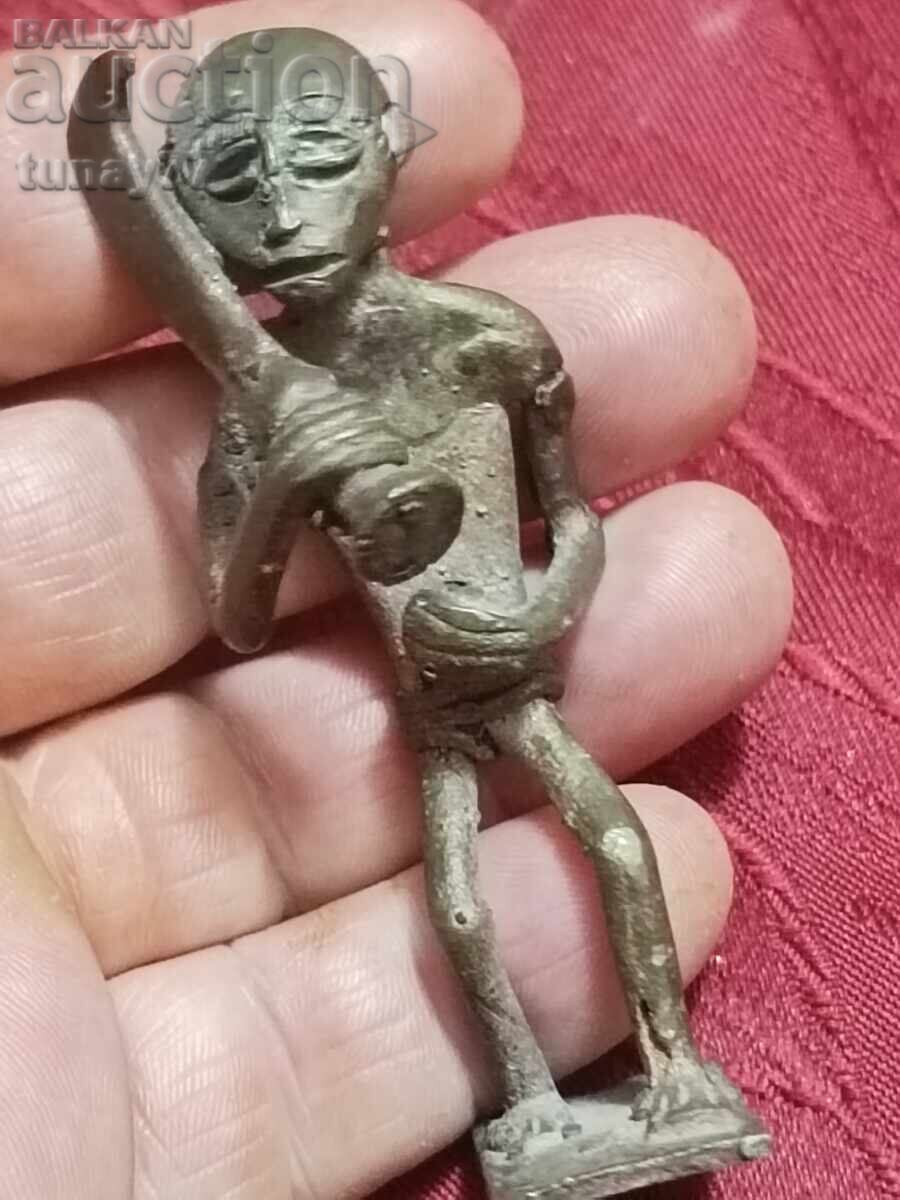 Licitație Statuetă din plastic Artă a tribului Akan Ashanti Africană Licitație Statuetă din plastic Artă a tribului Akan Ashanti Africană