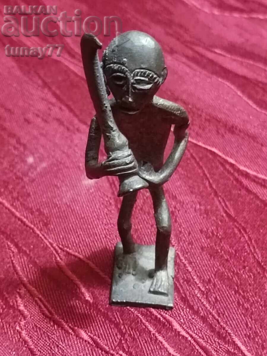 Statuetă din plastic Artă a tribului Akan Ashanti Africană Statuetă din plastic Artă a tribului Akan Ashanti Africană