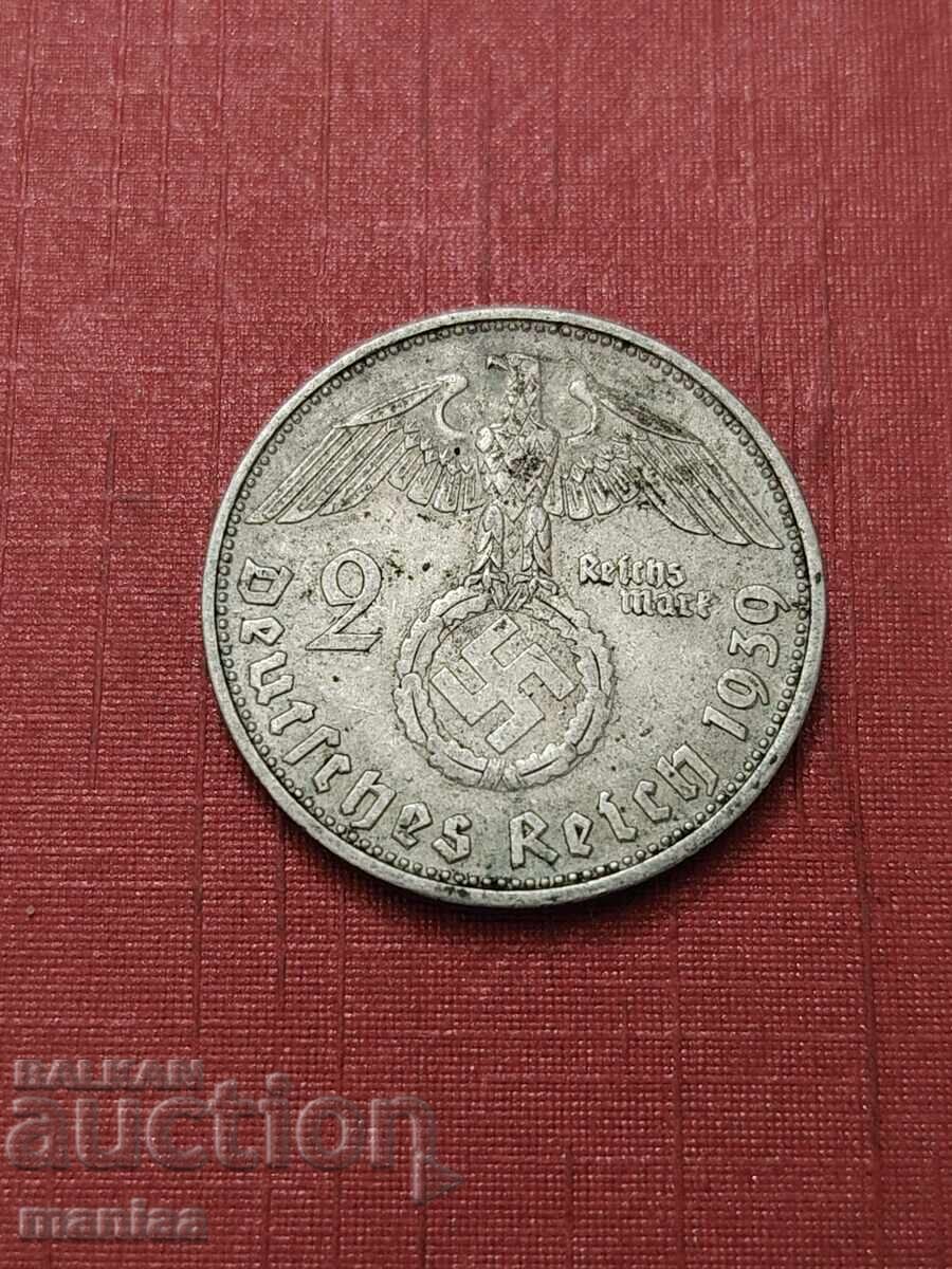 2 Marks 1939 Silver!