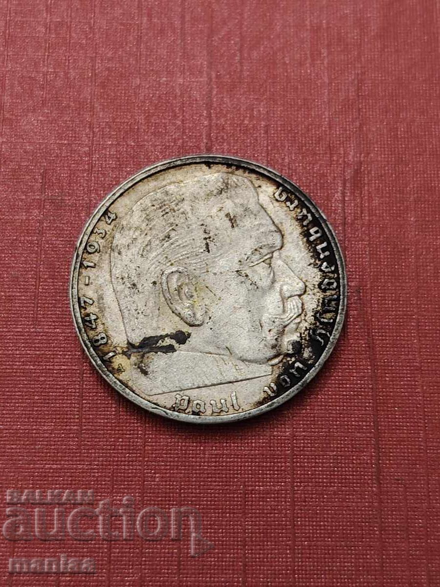 Auction  2 Marks 1939 Silver!