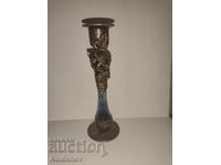 Sfeșnic din argint modernism artă