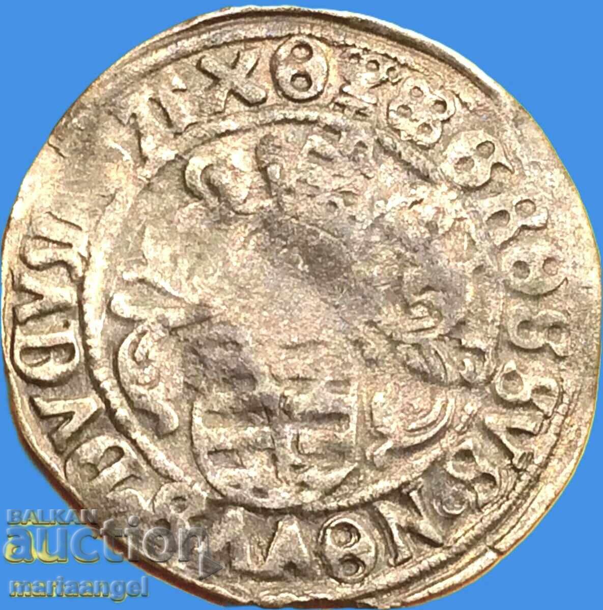 Доставка на Саксония Грош Германия Фридрих III с Джон и Алберт RARE