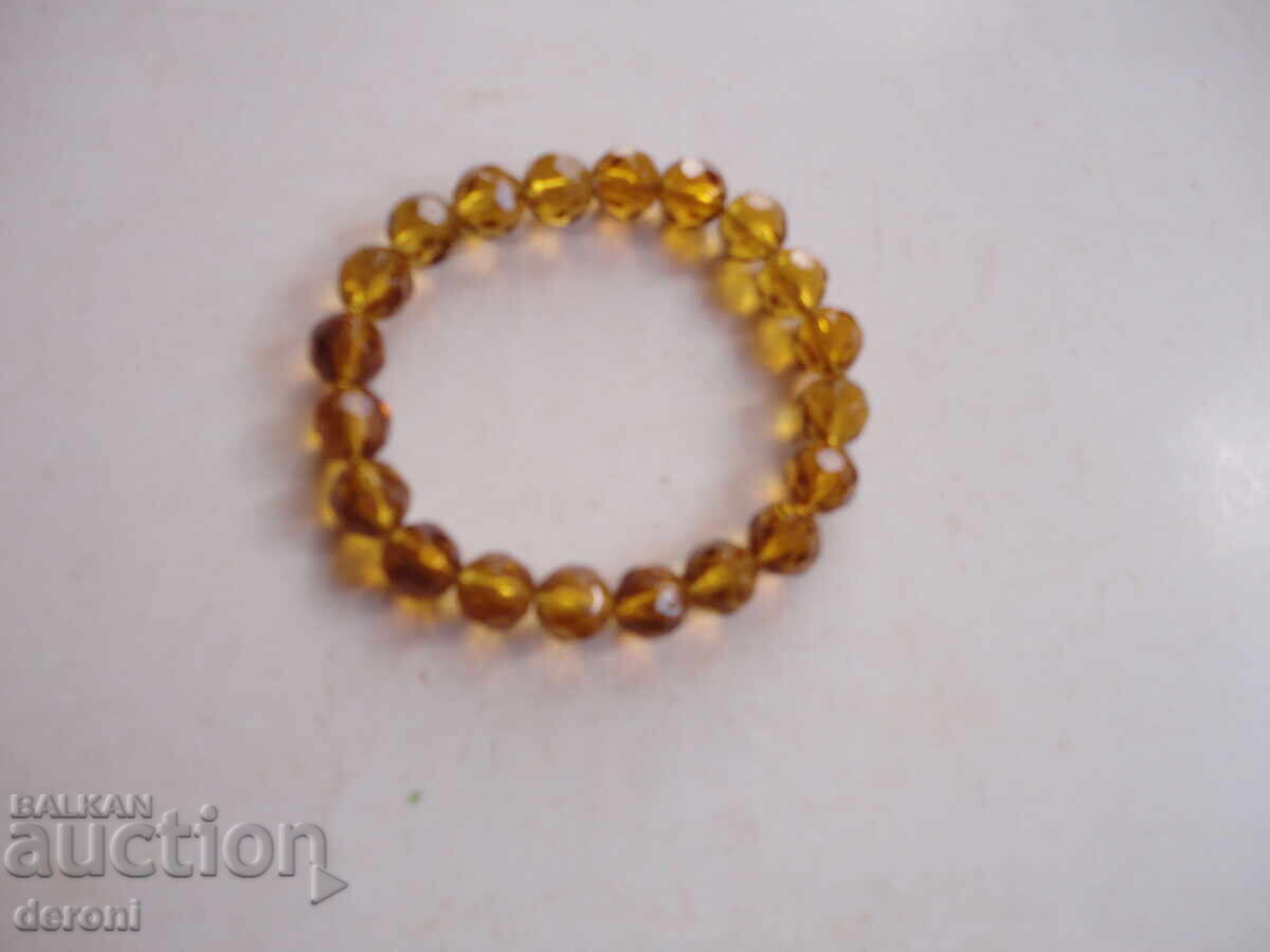 Παράδοση Ελαστικό βραχιόλι με φανταζετέ πέτρες 2