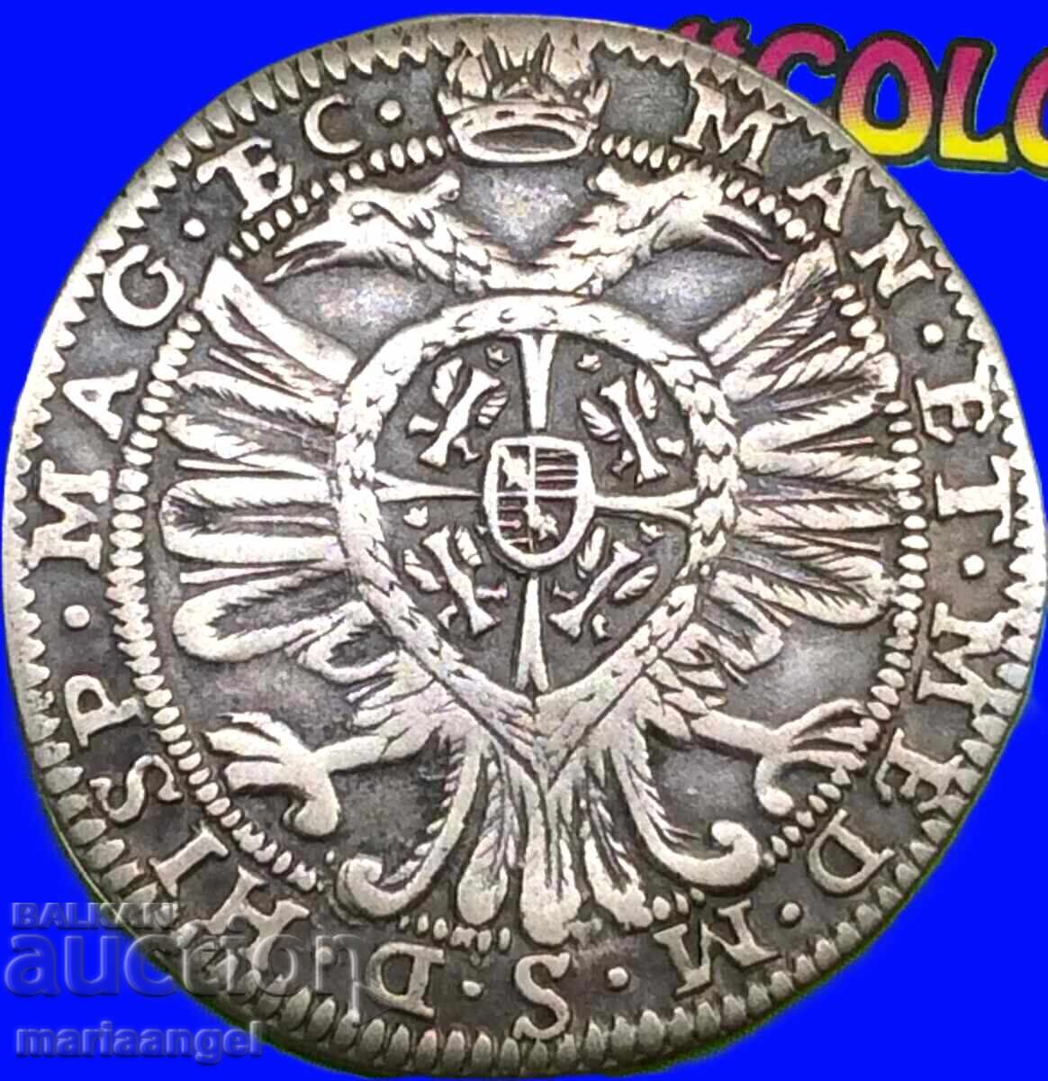 Livrarea 25 Soldi Italia Castel Della Stivere 1680-1723 30mm