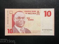 НИГЕРИЯ , 10 найра , 2007 , UNC