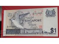 Банкнота-Сингапур-1 долар /1976?/