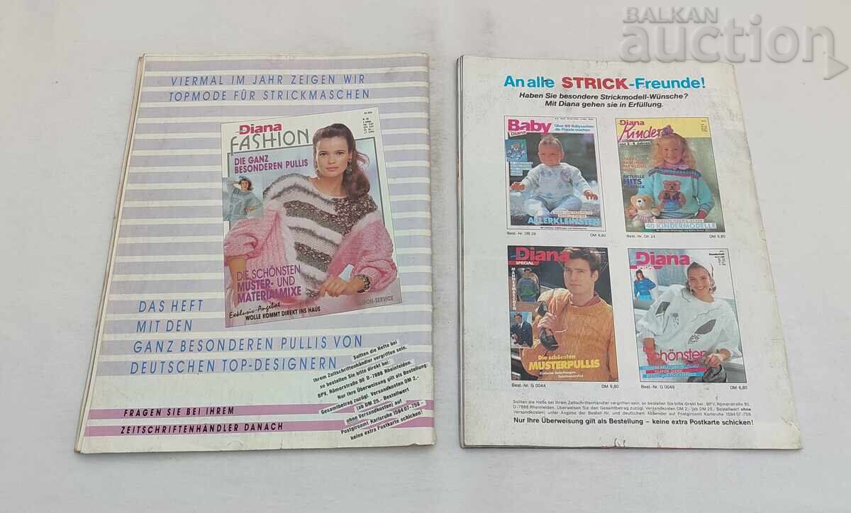 Auction  DIANA GERMANY 1992/93 KNITTING MAGAZINES LOT OF 3