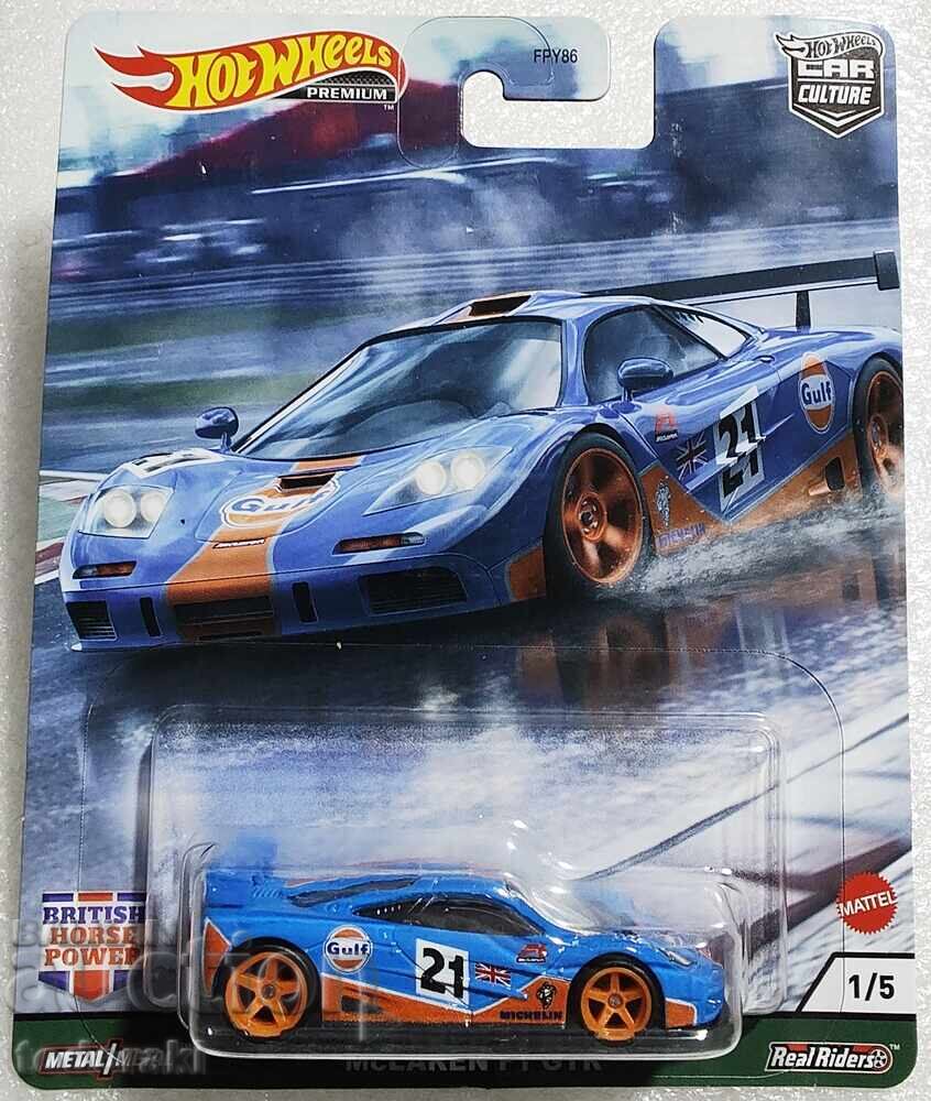 Hot Wheels Premium Gulf McLaren F1 GTR