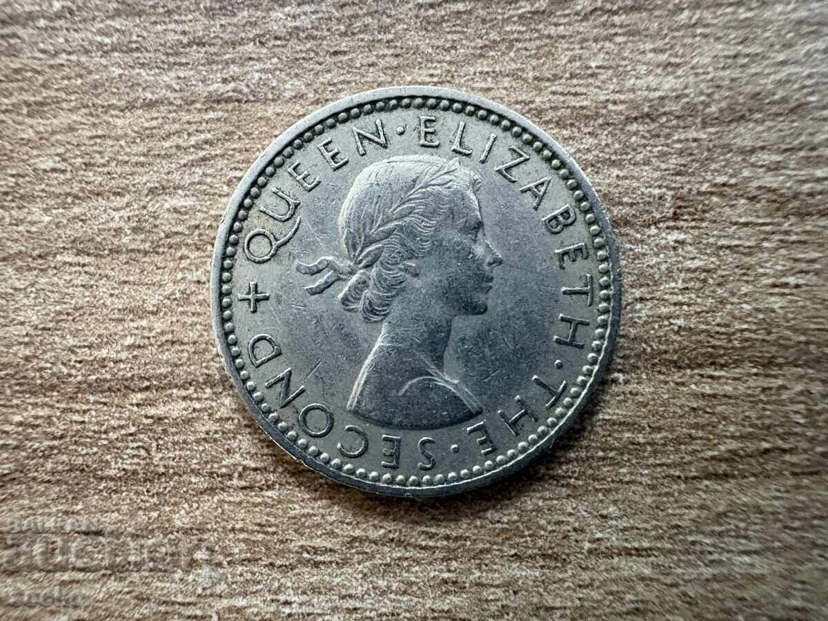 New Zealand - 6 Pence (1958) with price € 0.80 | 1.56 BGN