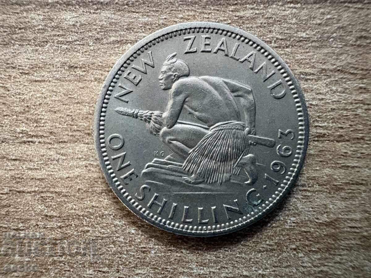 Нова Зеландия - 1 шилинг (1963)