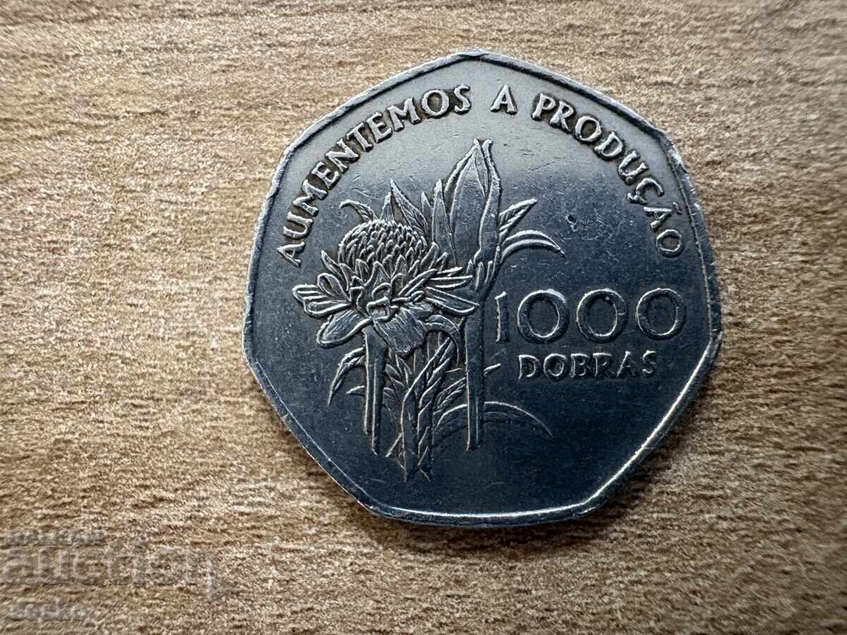 Sao Tome și Principe - 1000 Dobre (1997)