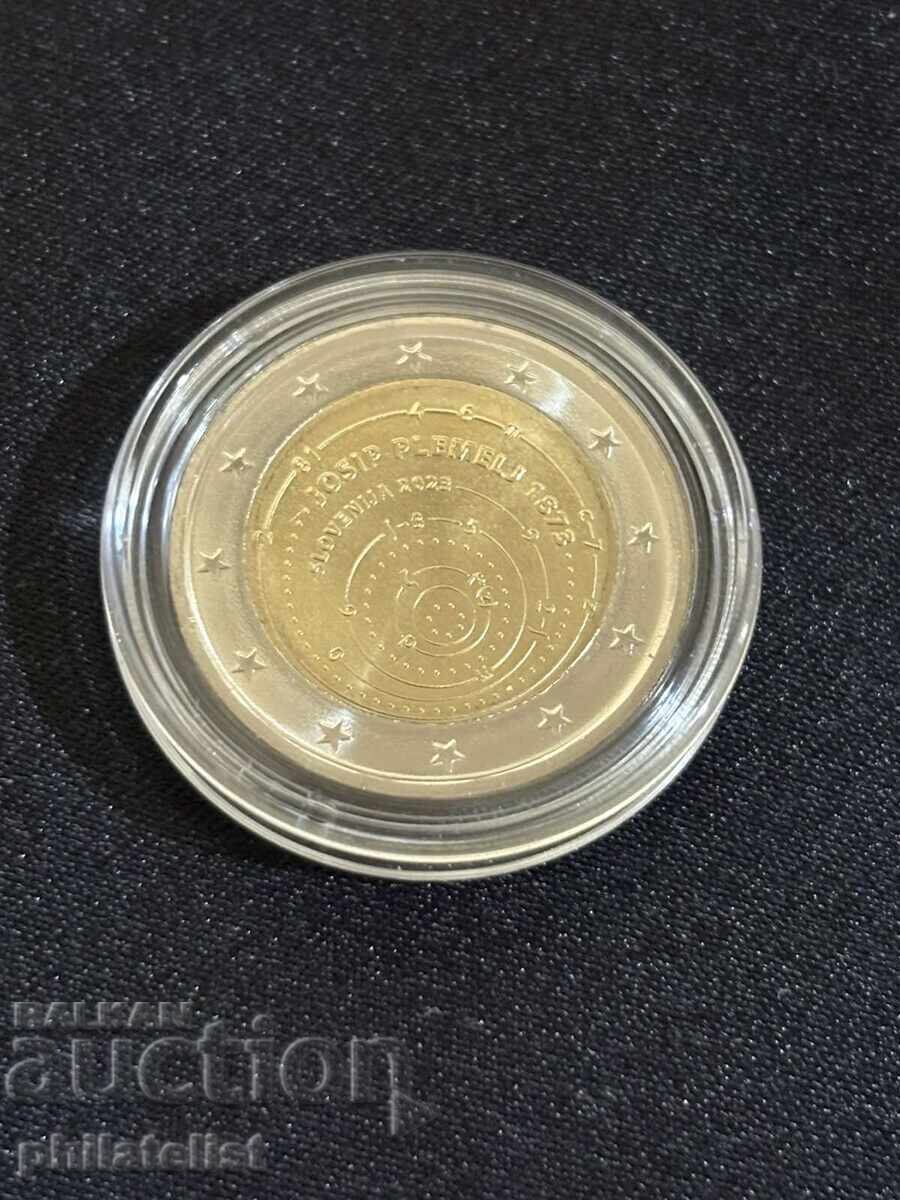 Σλοβενία 2023 – 2 ευρώ – Γιόσιπ Πλέμελ UNC
