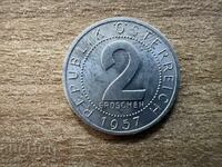 Austria - 2 Groschen (1957)