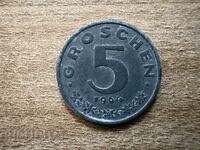 Austria - 5 groși (1964)