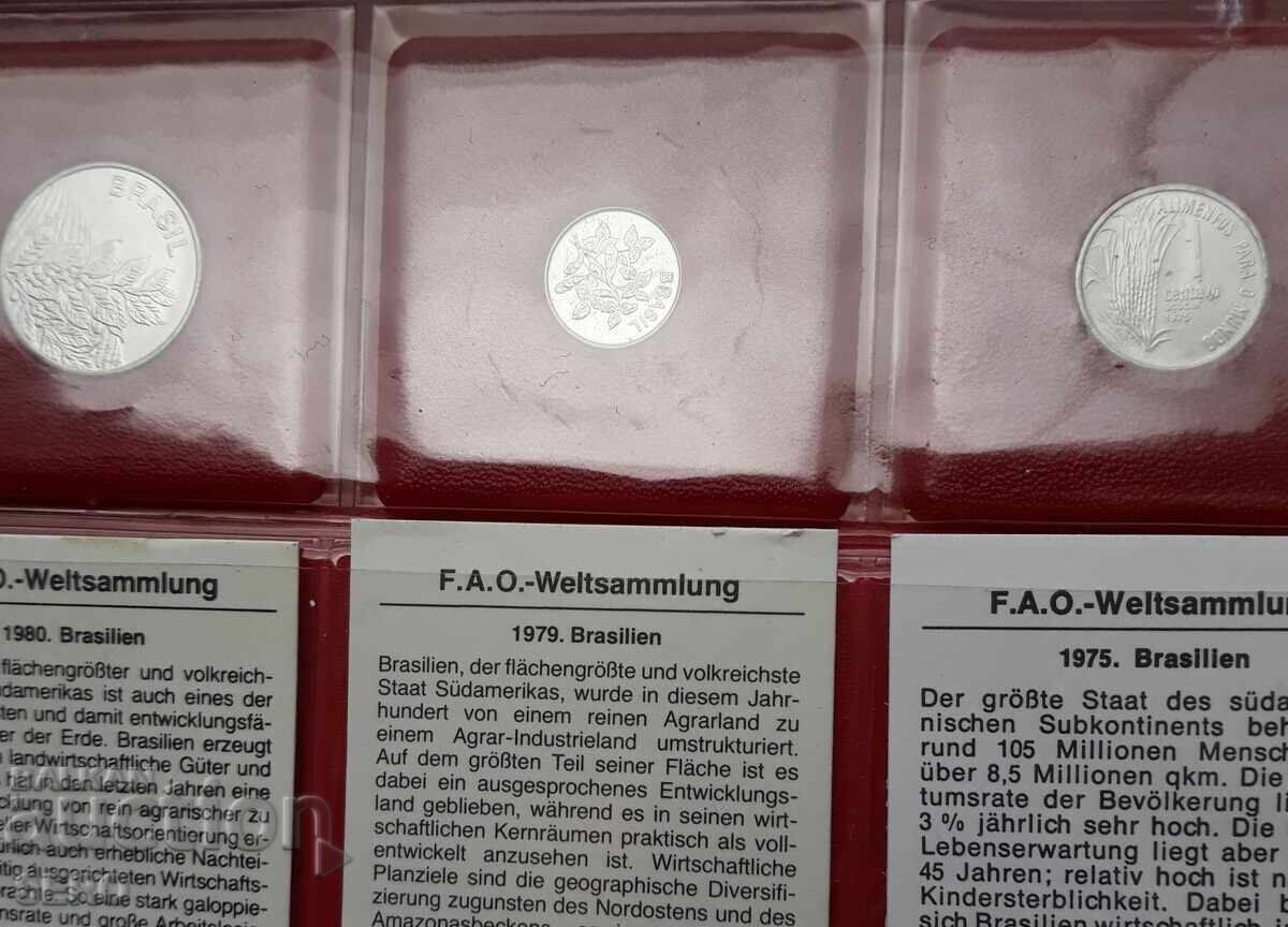 F.A.O-лот 6 монети на Бразилия с цена € 12.01 | 23.49 лв.