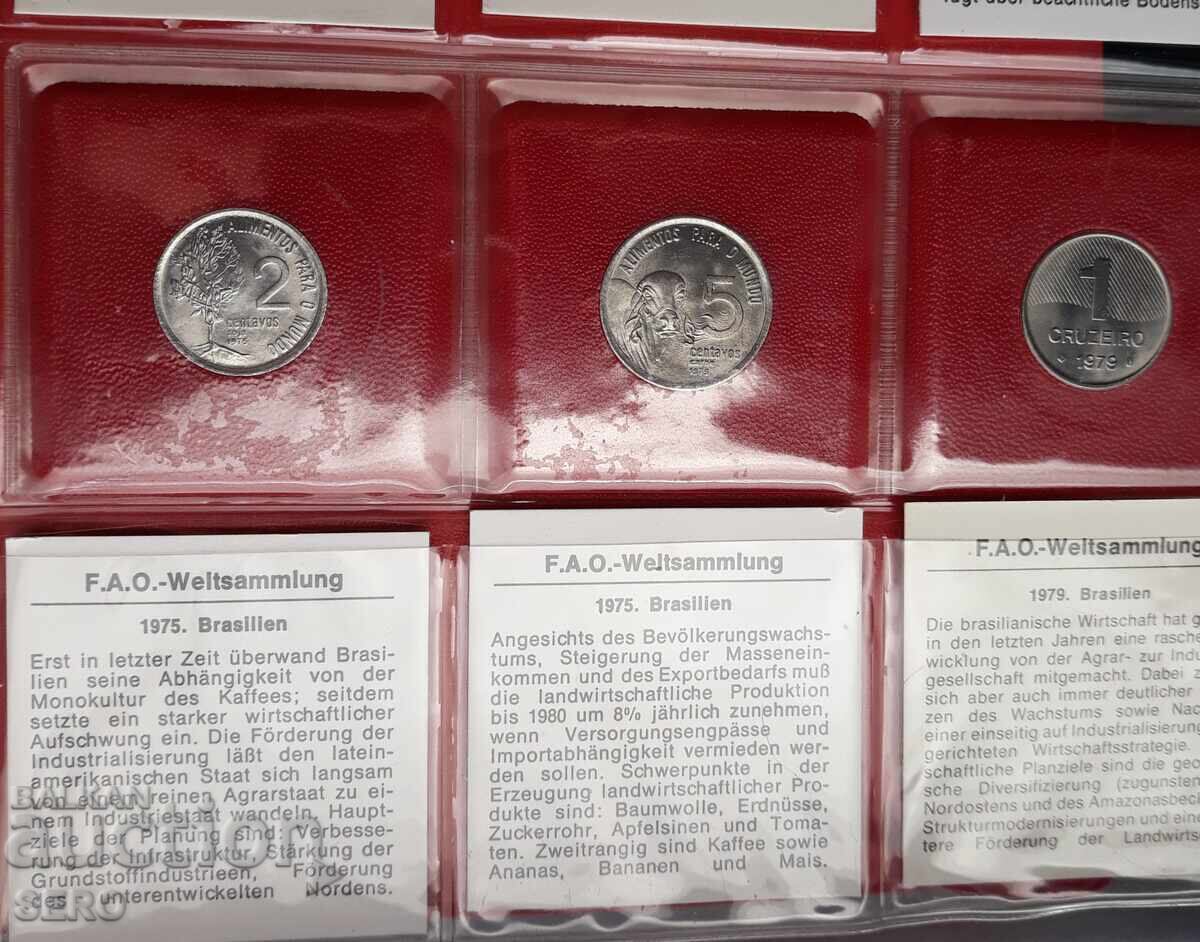 Аукцион F.A.O-лот 6 монети на Бразилия