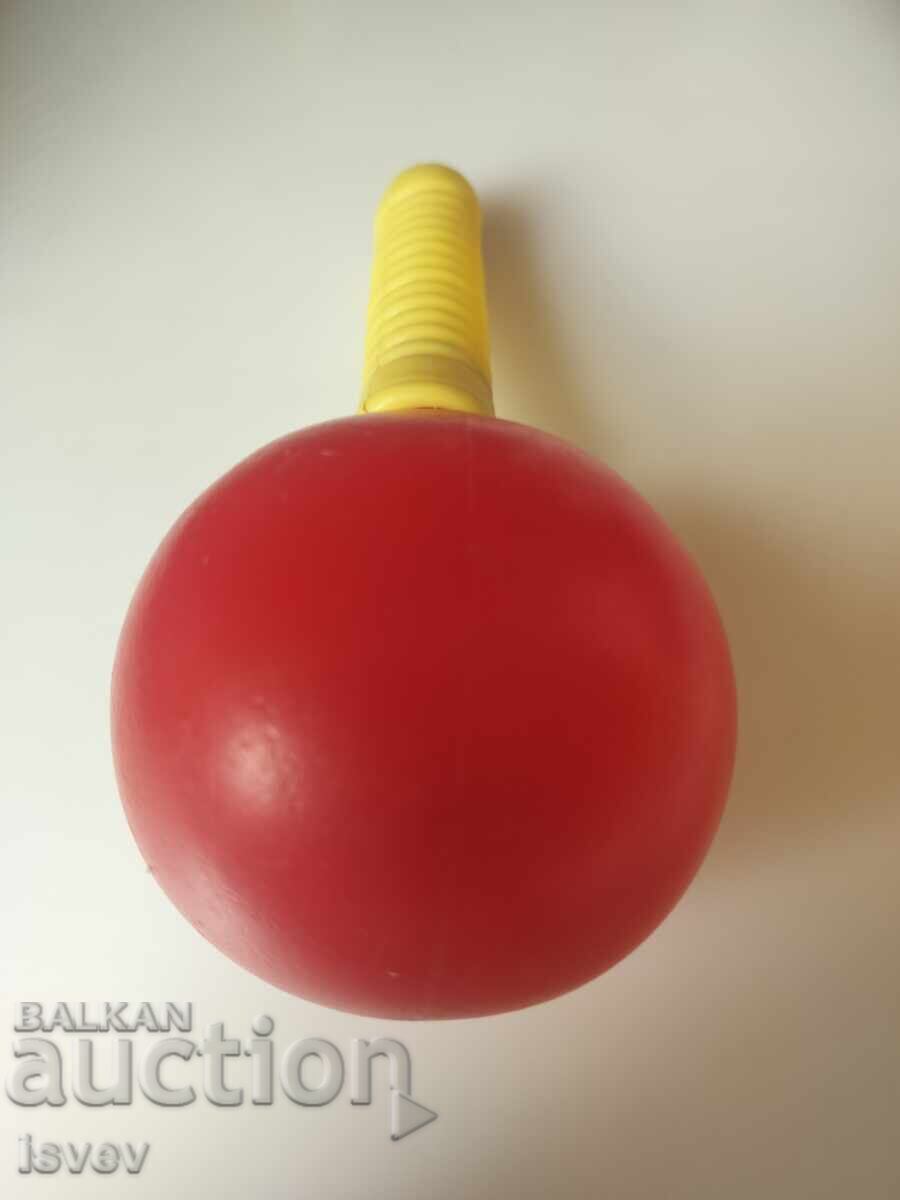 Стара соц бебешка играчка дрънкалка с цена € 6.00 | 11.73 лв.