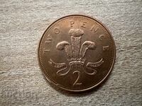 Marea Britanie - 2 pence (1993)