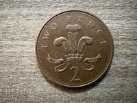 Marea Britanie - 2 pence (1996)