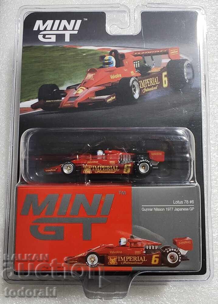 Mini GT Lotus 78 Formula One 1977 Japanese GP 1:64 Формула 1 с цена € 30.00 | 58.67 лв.