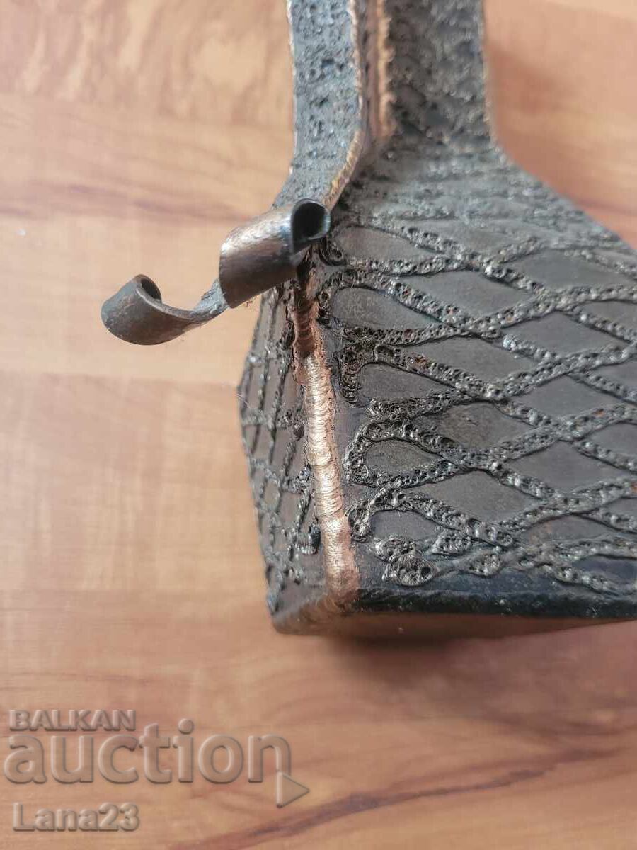 Vintage metal vase, pitcher - 5