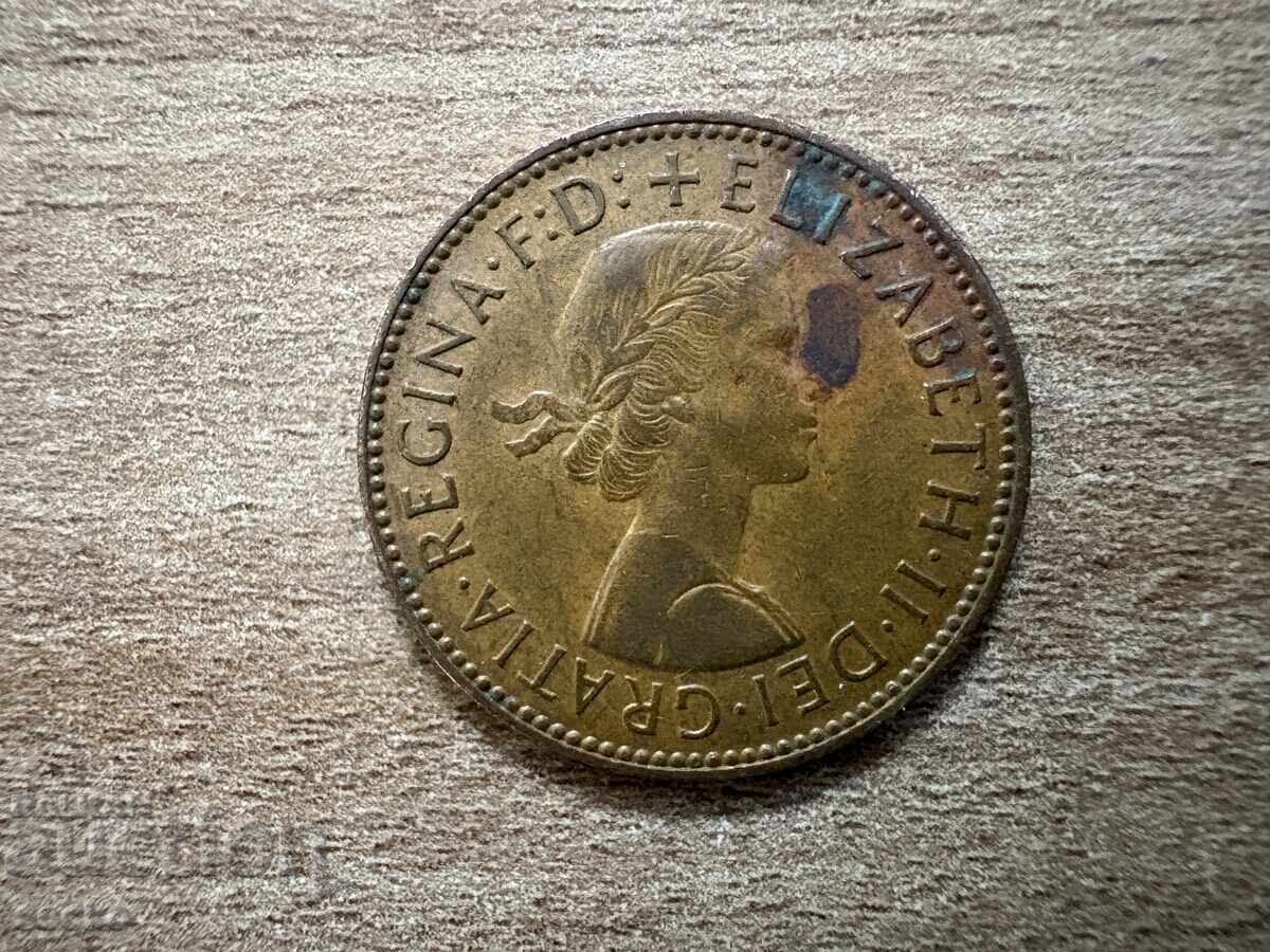 Regatul Unit - 1/2 penny (1965) cu preț € 0.20 | 0.39 BGN