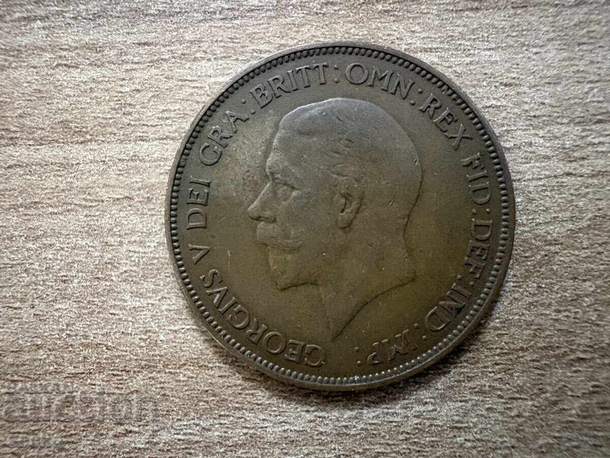 Marea Britanie - 1 penny (1936) cu preț € 0.40 | 0.78 BGN