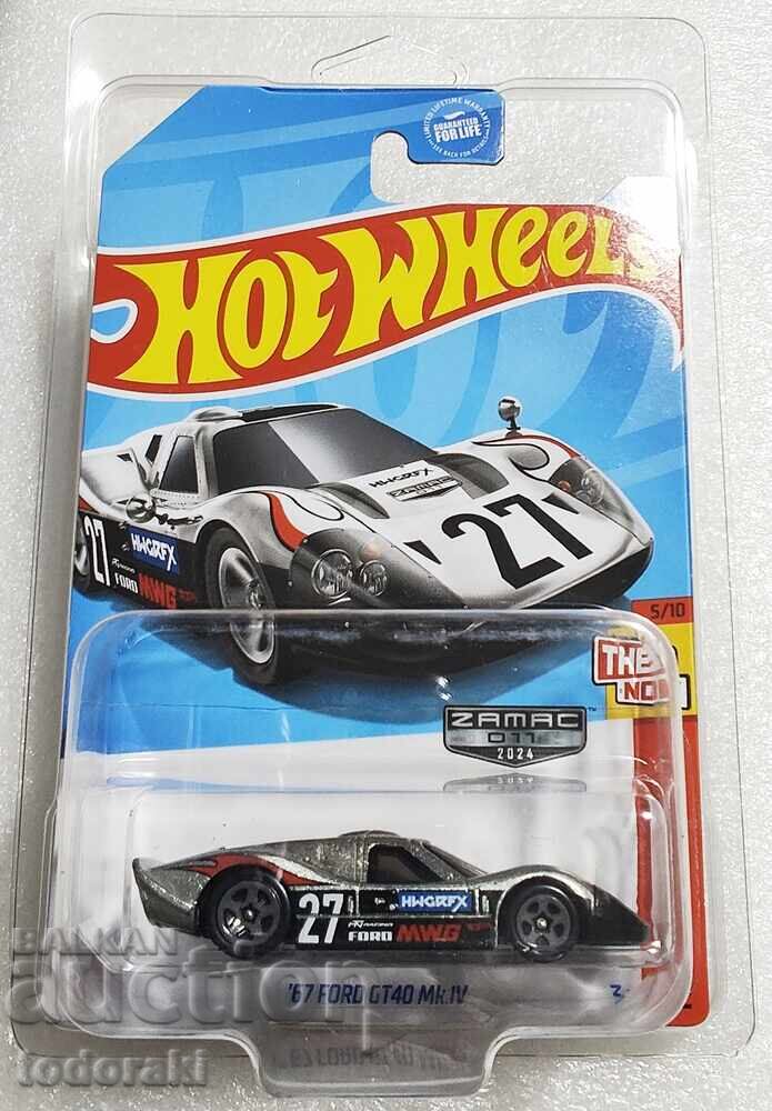 Hot Wheels Zamac 67 Ford GT 40 MK IV 1:64 Хот Уилс Форд Hot Wheels Zamac 67 Ford GT 40 MK IV 1:64 Хот Уилс Форд