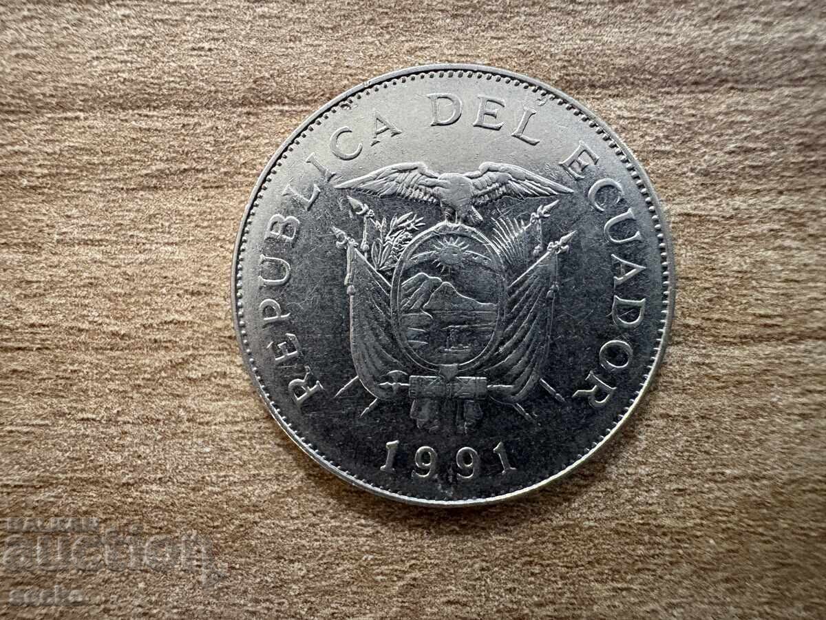 Ecuador - 50 Sucres (1991) with price € 0.55 | 1.08 BGN