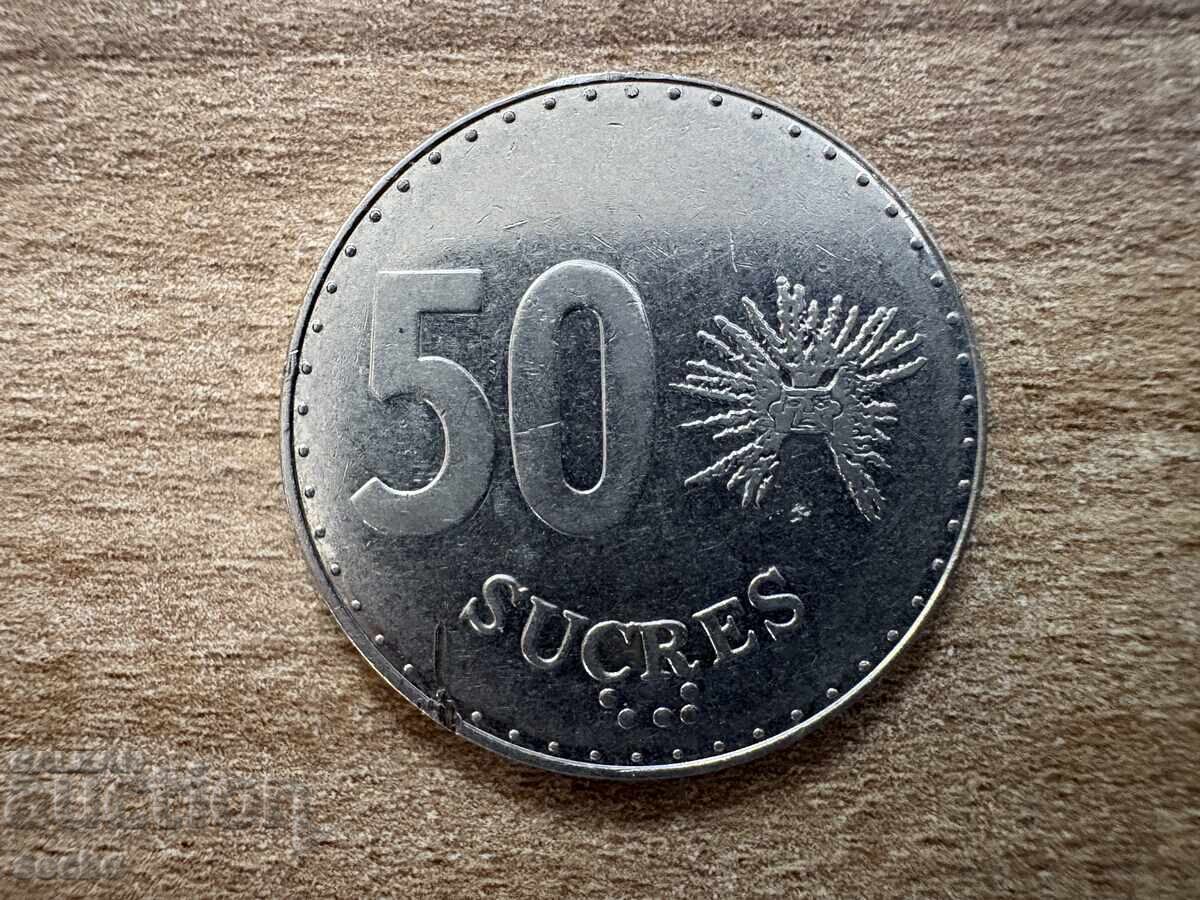 Ecuador - 50 Sucres (1991)