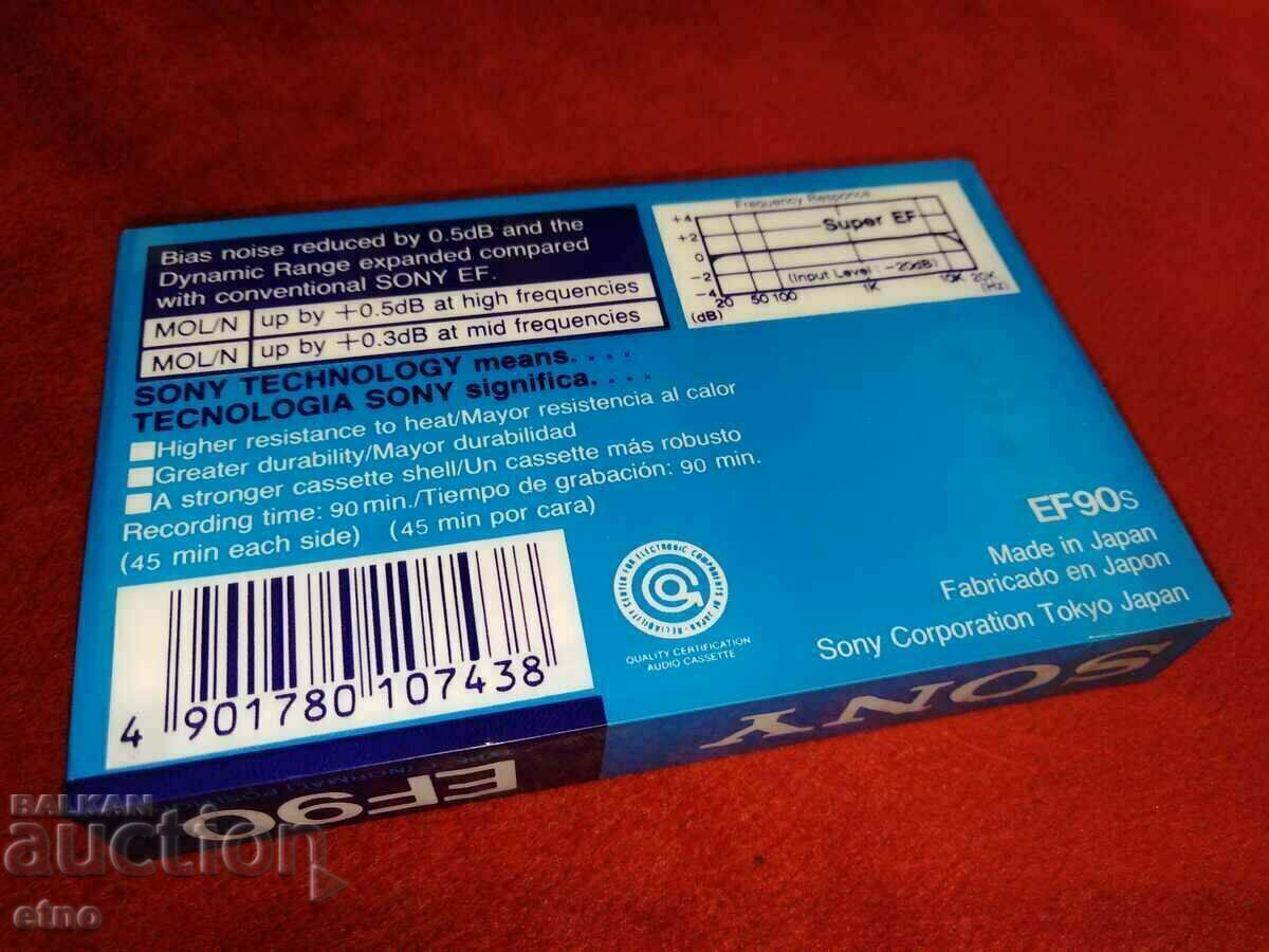 ΙΑΠΩΝΙΚΗ ΝΕΑ ΚΑΣΕΤΑ AUDIO -SONY EF90,κασετόφωνο,κασετόφωνο με τιμή € 0.01 | 0.02 BGN