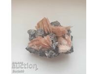 Минерал Церусит с Барит - Мароко