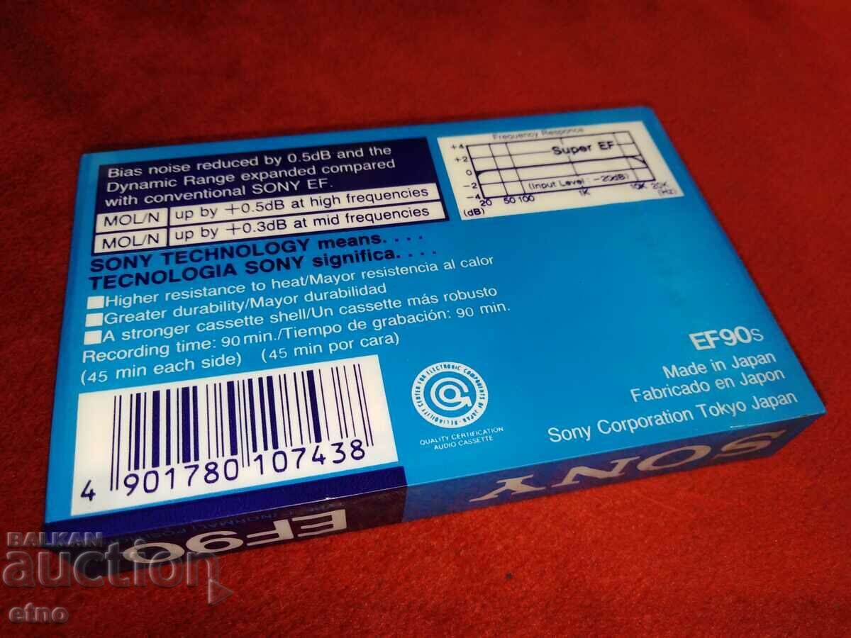 ΙΑΠΩΝΙΚΗ ΝΕΑ ΚΑΣΕΤΑ AUDIO -SONY EF90,κασετόφωνο,κασετόφωνο με τιμή € 0.01 | 0.02 BGN