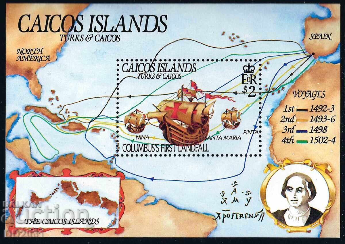 Turks and Caicos Islands 1984 - Ships MNH Turks and Caicos Islands 1984 - Ships MNH