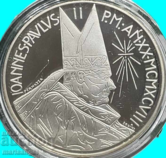 500 lire 1998 Vatican argint cutie certificat UNC PROOF - 7