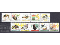 1990. Швеция. Марки за отстъпка - Пчеларство.