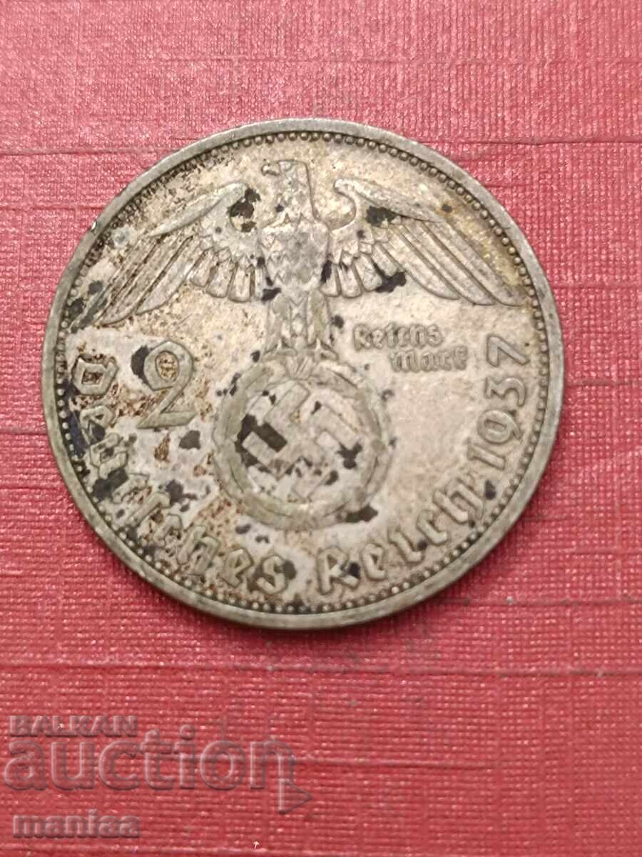 2 marks 1937 Silver!